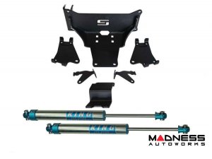 Ford Super Duty Steering Stabilizer Kit - No Lift - Superlift - w/ King 2.0 Cylinders